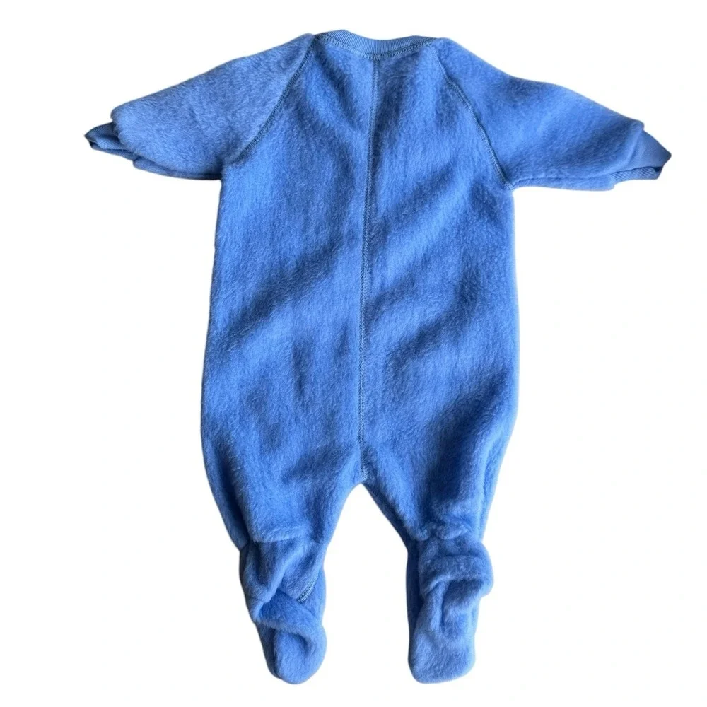 Winnie The Pooh Blue Footed‎ Infant 0 to 4 Months Baby Pajamas Vintage Disney